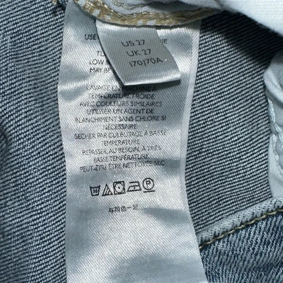 Pilcro And The Letterpress Jeans Women’s High Rise Slim Size 27 - Picture 6 of 12